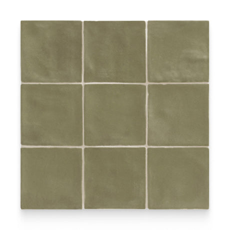 Revival 4x4 Kale Matte Square Tile