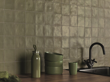 Revival 4x4 Kale Matte Square Tile