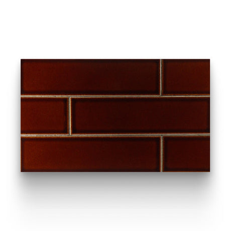 Eigo 2.5x9 Tea Leaves Glossy Rectangle Tile