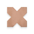 Atelier 5x5 Terracotta Matte Cross Tile