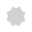 Atelier 6.5x6.5 Smoke Matte Star Tile