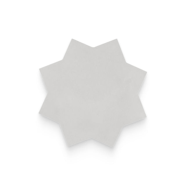 Atelier 6.5x6.5 Smoke Matte Star Tile