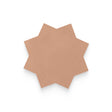 Atelier 6.5x6.5 Terracotta Matte Star Tile