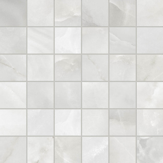 Riviera 2x2 Onyx Nuvolato Honed Square Mosaic