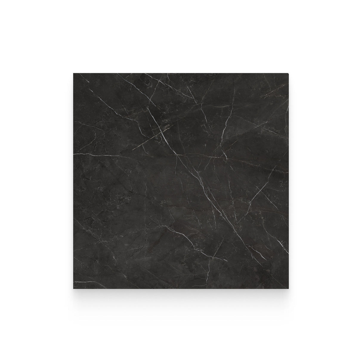 Riviera 32x32 Nero Venato Polished Square Tile