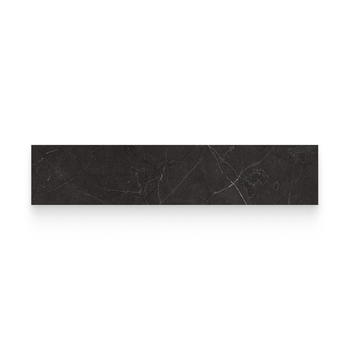 Riviera 3x12 Nero Venato Polished Bullnose Trim