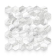 Riviera 2x2 Arabescato Honed Hexagon Mosaic