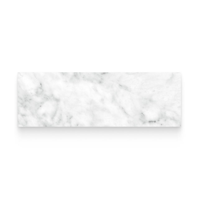 Riviera 4x12 Carrara Gioia Polished Rectangle Tile