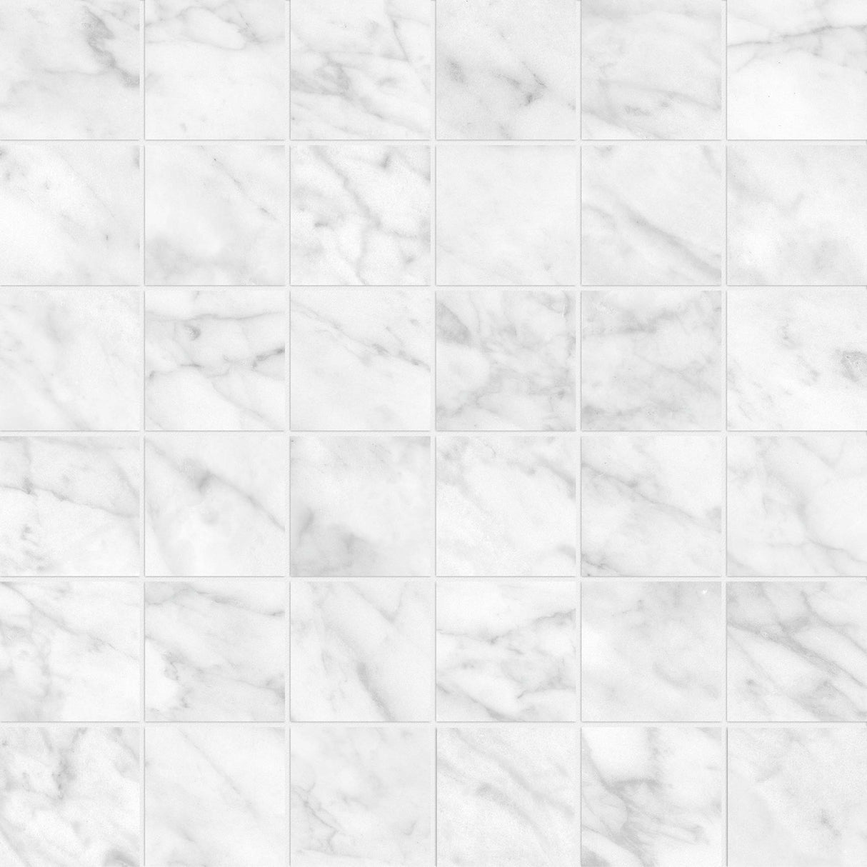 Riviera 2x2 Carrara Gioia Honed Square Mosaic