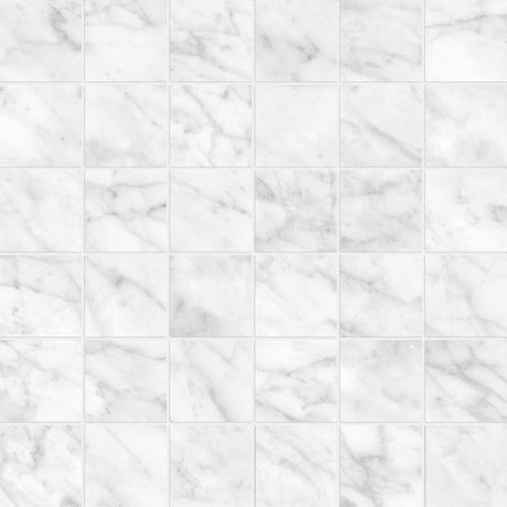 Riviera 2x2 Carrara Gioia Honed Square Mosaic