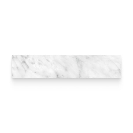 Riviera 3x12 Carrara Gioia Polished Bullnose Trim