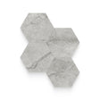 Riviera 6x6 Paradiso Argento Polished Hexagon Mosaic