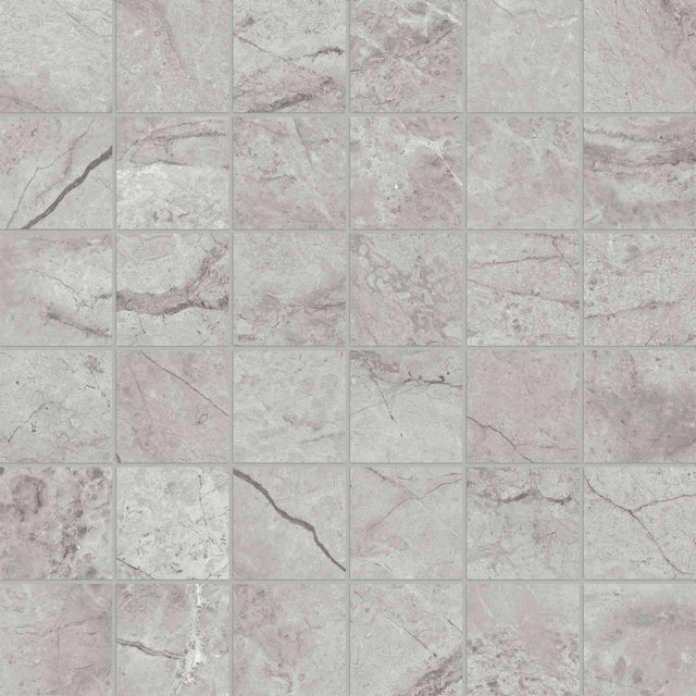 Riviera 2x2 Paradiso Argento Honed Square Mosaic