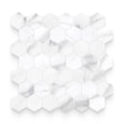 Riviera 2x2 Statuario Nuovo Honed Hexagon Mosaic