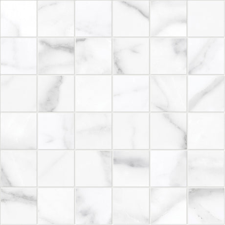 Riviera 2x2 Statuario Nuovo Honed Square Mosaic