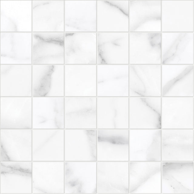 Riviera 2x2 Statuario Nuovo Honed Square Mosaic