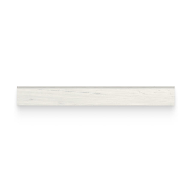 Cosmopolitan 3x24 Suave Bianco Polished Bullnose Trim