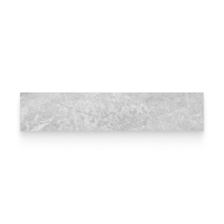 Broadway 3x12 Perla Grigia Polished Bullnose Trim