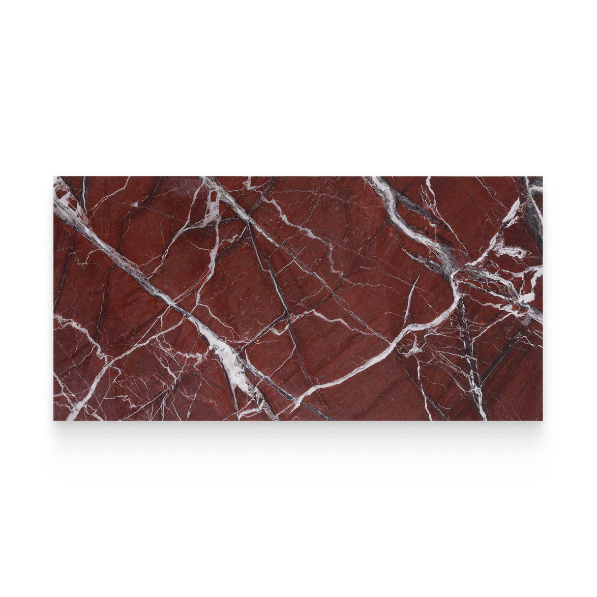 12x24 Breccia Vino Polished Rectangle Tile