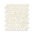 1.25x1.25 Vanilla Cream Honed Penny Round Mosaic