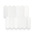 2x6 Bianco Dolomite Calida Honed Picket Mosaic