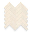 1.25x4 Caliza Capri Honed Herringbone Mosaic