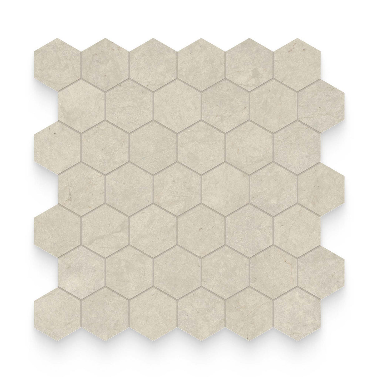 2x2 Mojave Dunes Honed Hexagon Mosaic