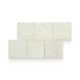 6x6 Amelie Sand Textured Square Tile