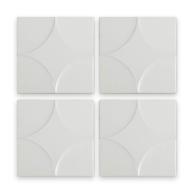 Akuza 6x6 Day Matte - Relief Square Tile