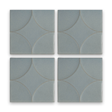 Akuza 6x6 Sky Matte - Relief Square Tile