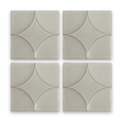 Akuza 6x6 Moon Matte - Relief Square Tile