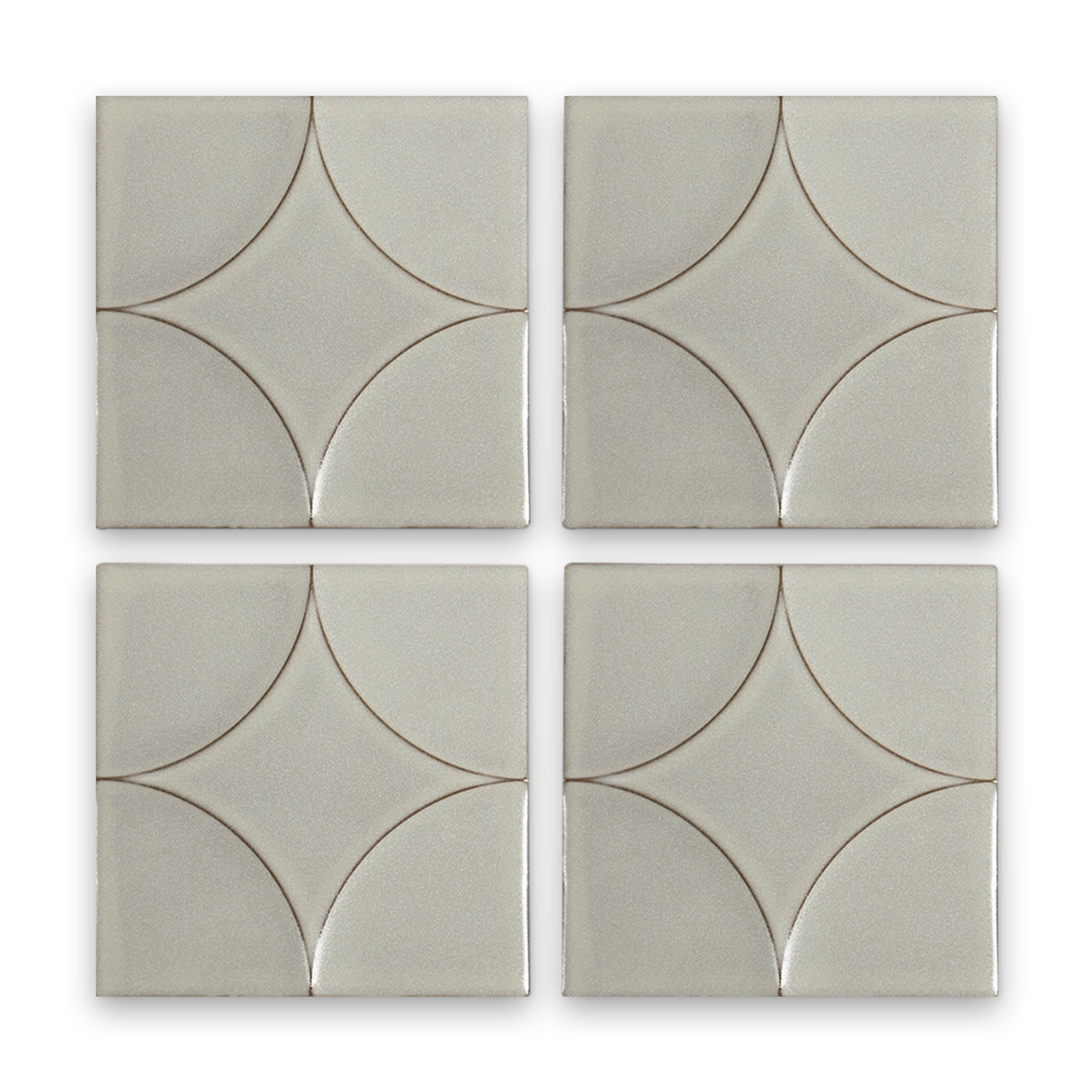 Akuza 6x6 Moon Matte - Relief Square Tile