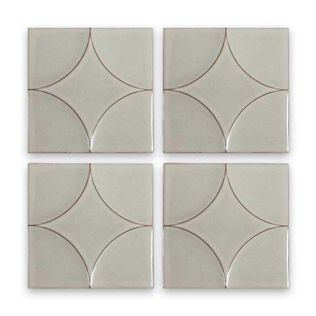 Akuza 6x6 Moon Matte - Relief Square Tile