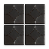 Akuza 6x6 Night Matte - Relief Square Tile