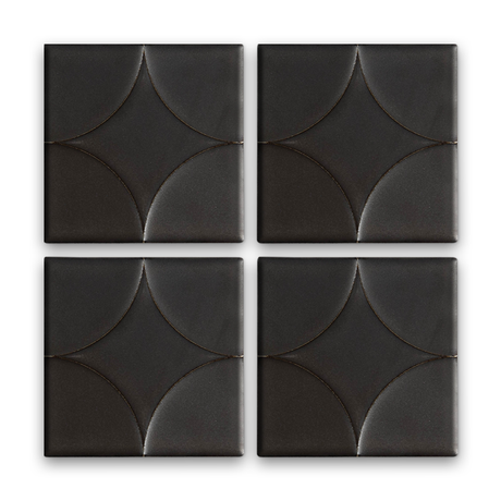 Akuza 6x6 Night Matte Maru Deco Tile