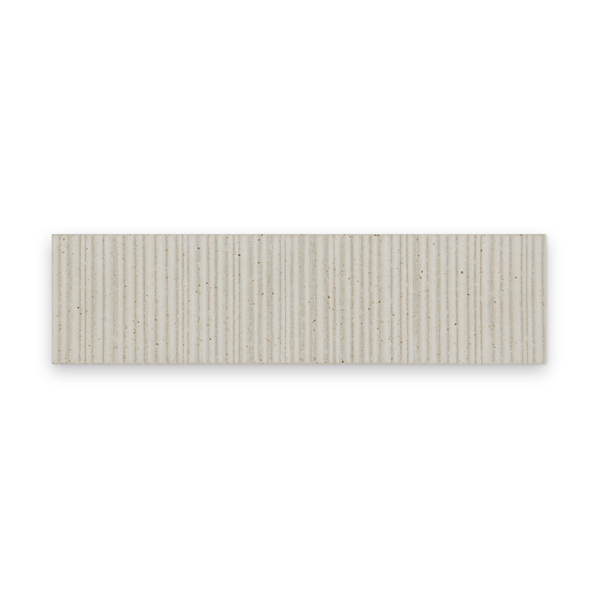 Mugi 2.5x9 Shiro Ribbed Rectangle Tile