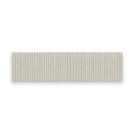 Mugi 2.5x9 Shiro Ribbed Rectangle Tile