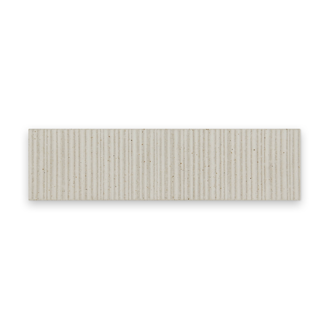 Mugi 2.5x9 Shiro Ribbed Rectangle Tile