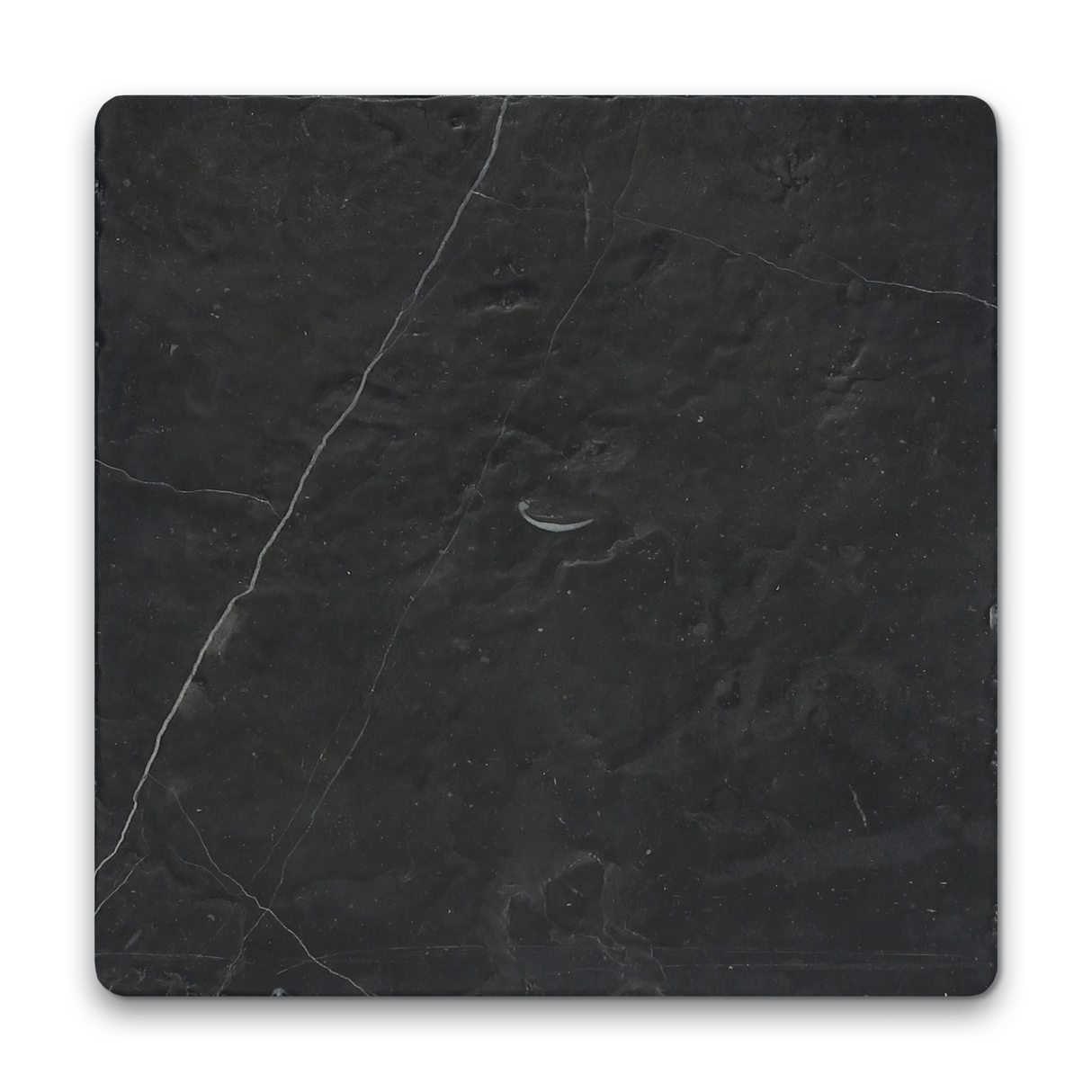 Avant Garde 12x12 Nero Marquina Modern Tumbled Square Tile