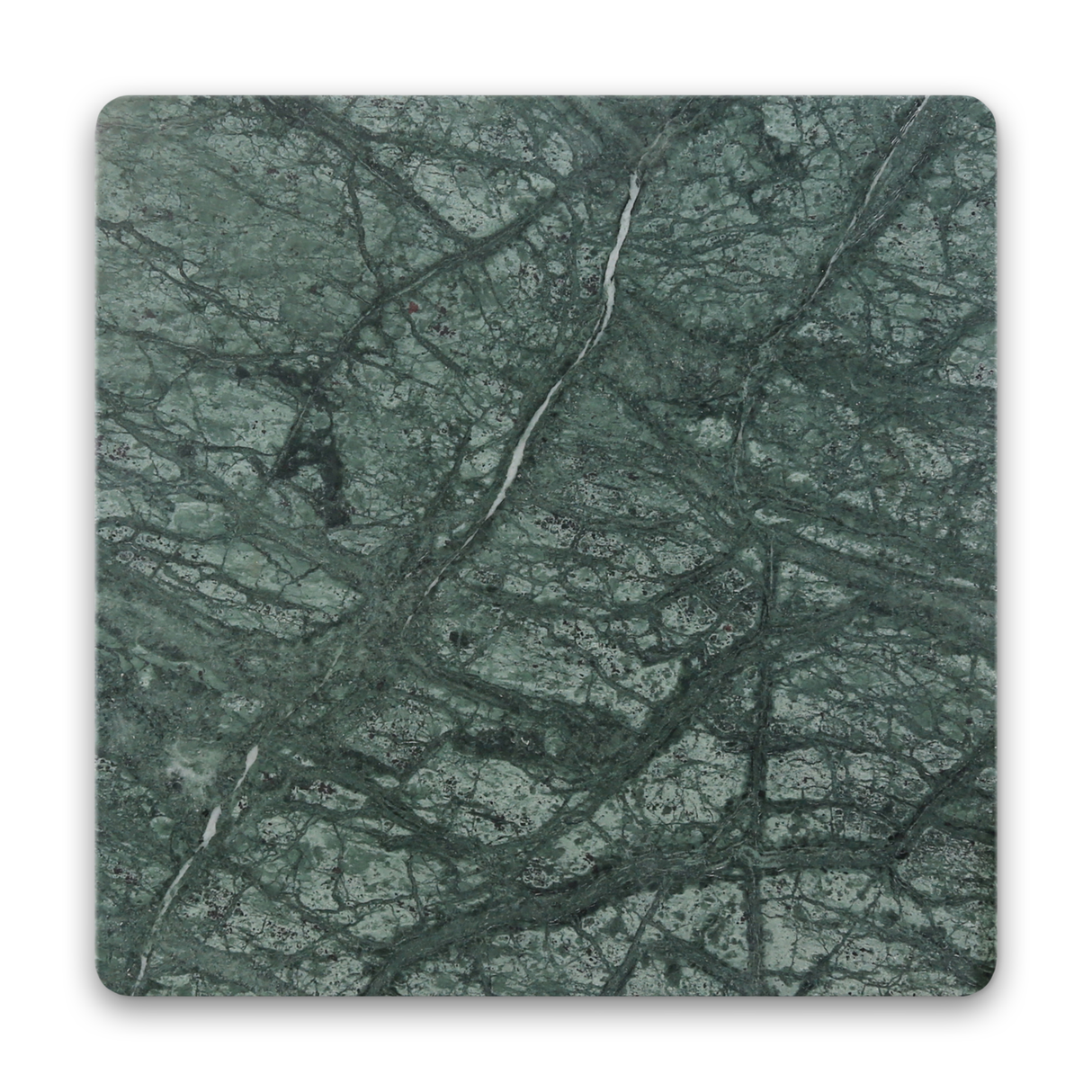 Avant Garde 12x12 Verde Reale Modern Tumbled Square Tile