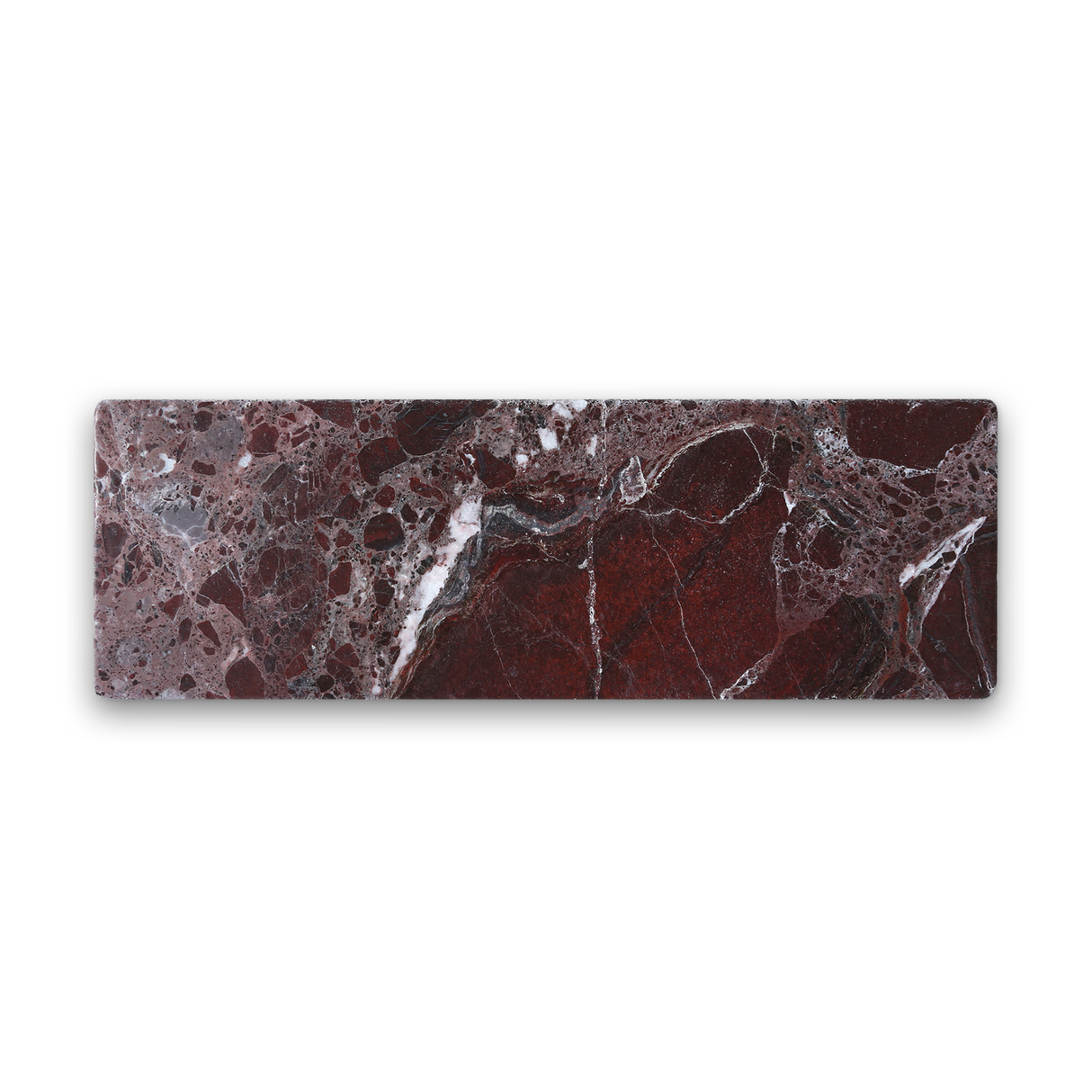 Avant Garde 4x12 Breccia Vino Modern Tumbled Rectangle Tile