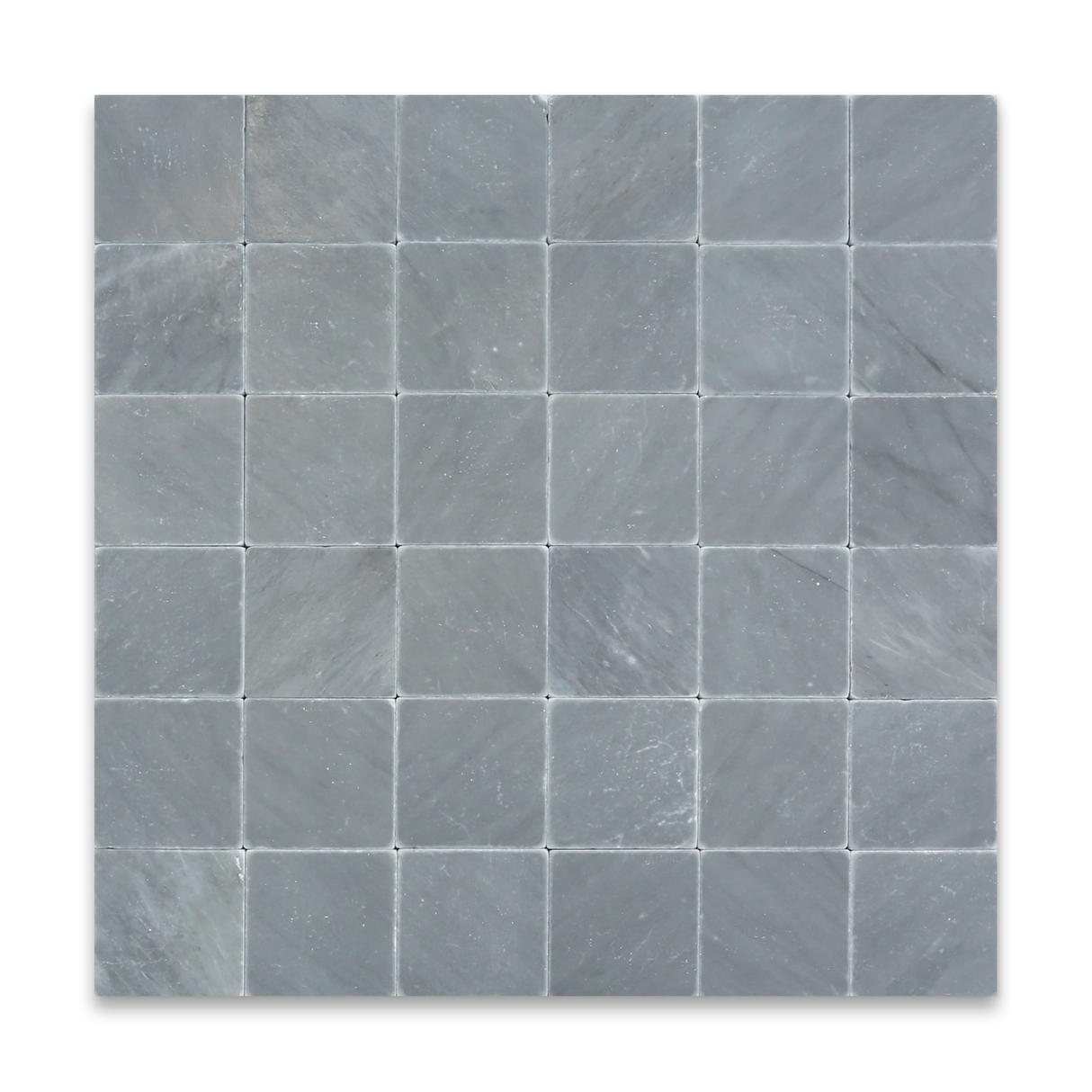 Avant Garde 4x4 Bardiglio Imperial Modern Tumbled Square Tile