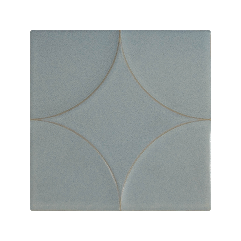 Akuza 6x6 Sky Matte - Relief Square Tile