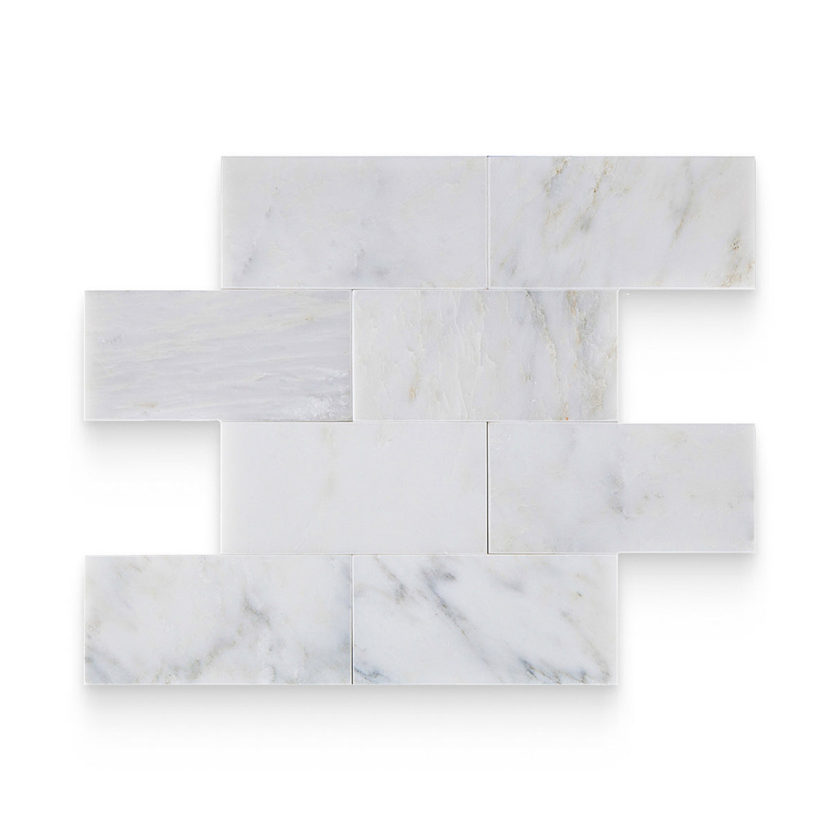 3x6 Bianco Bello Polished Rectangle Tile