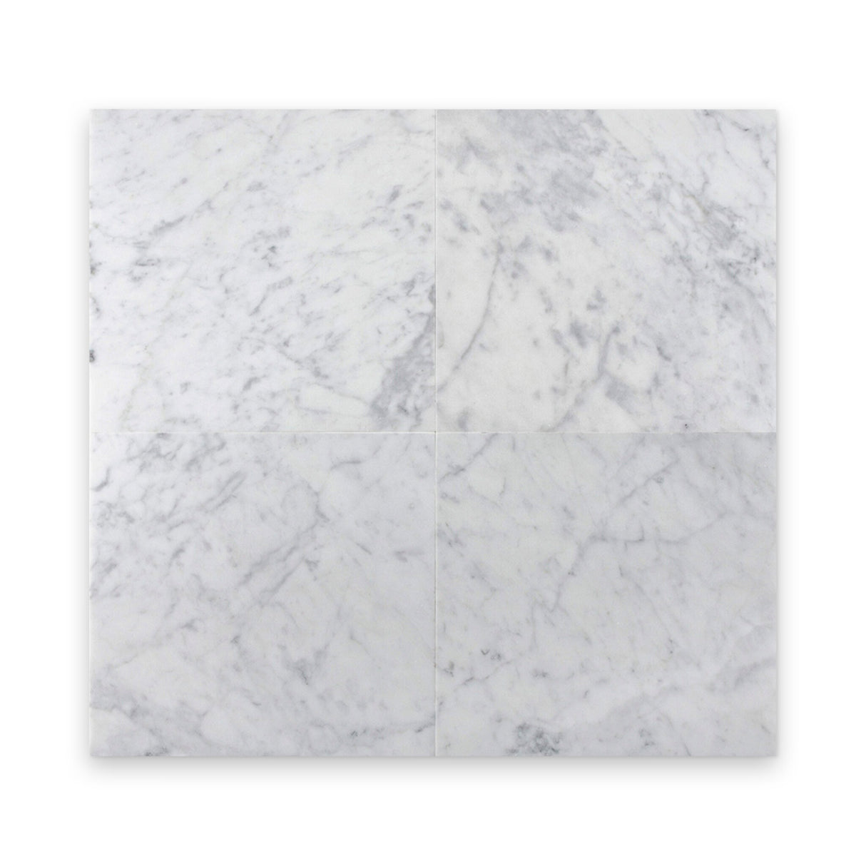12x12 Carrara White Honed Square Tile