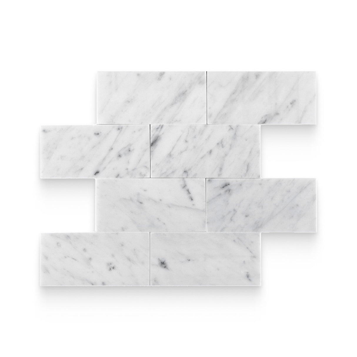 12x24 Carrara White Honed Rectangle Tile