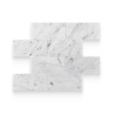 12x24 Carrara White Honed Rectangle Tile