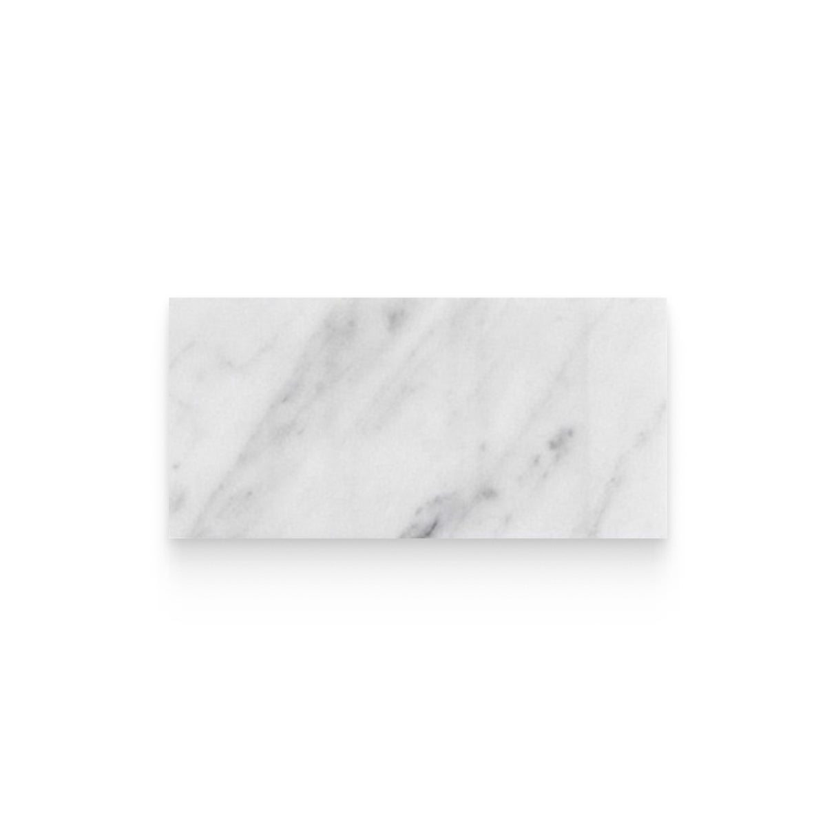 12x24 Carrara White Polished Rectangle Tile