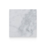 18x18 Carrara White Honed Square Tile