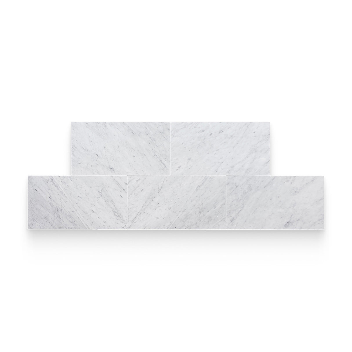 18x36 Carrara White Honed Rectangle Tile